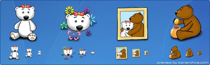 Teeny Bears Icons