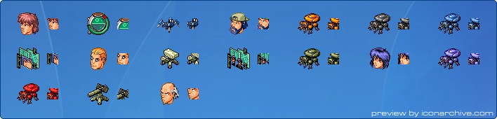 Ghost in the Shell Icons