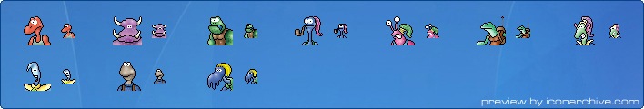 Space Bugs Icons