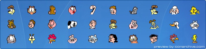Garfield Icons