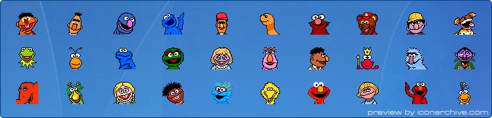 Sesame Street Icons