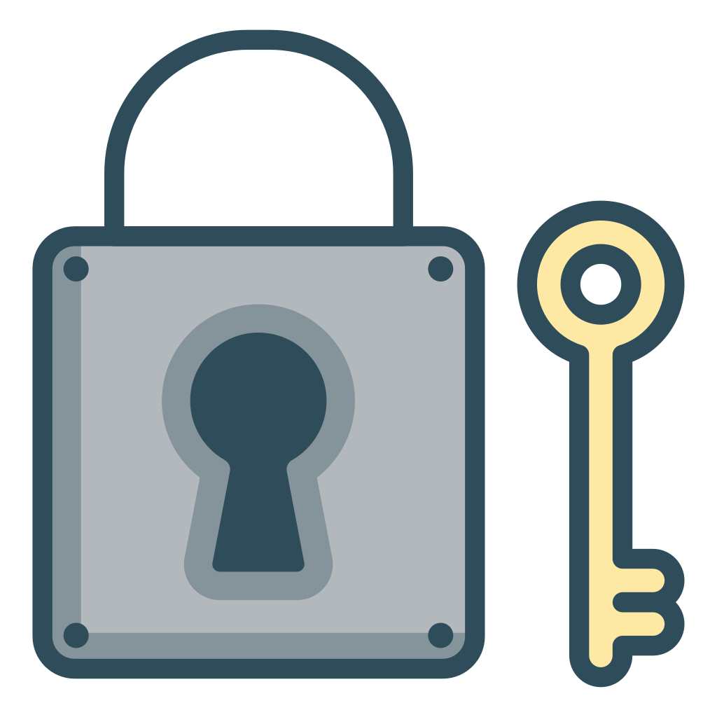 Key lock Icon | Office Iconpack | Vexels