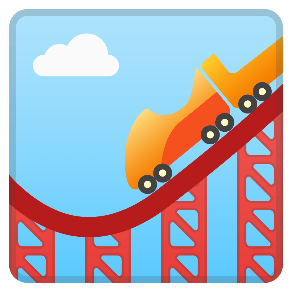 Roller coaster Icon | Noto Emoji Travel & Places Iconpack | Google