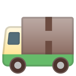Delivery Truck Icon Noto Emoji Travel Places Iconset Google