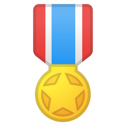 Military Medal Icon Noto Emoji Activities Iconset Google