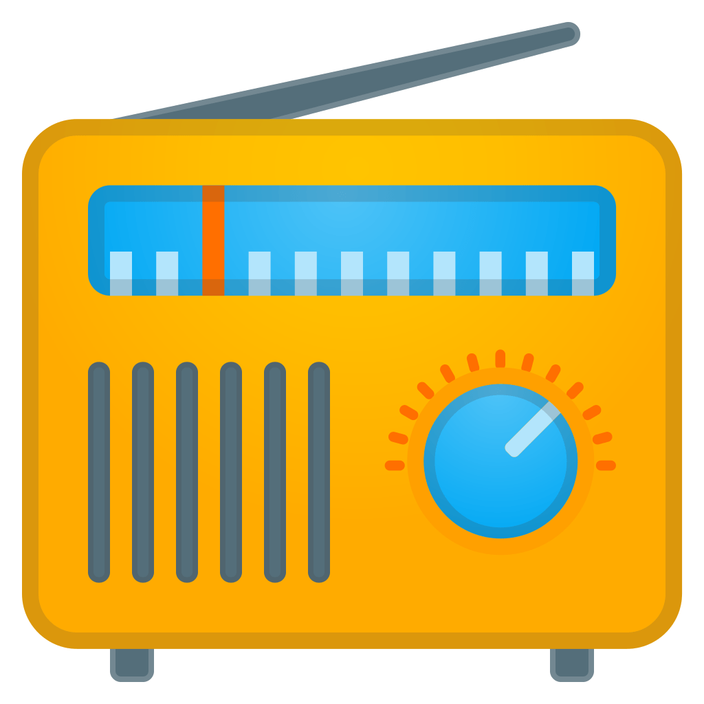 Radio Icon | Noto Emoji Objects Iconpack | Google