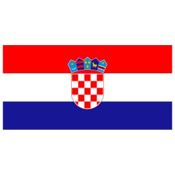 HR Croatia Flag Icon | Public Domain World Flags Iconset | Wikipedia Authors
