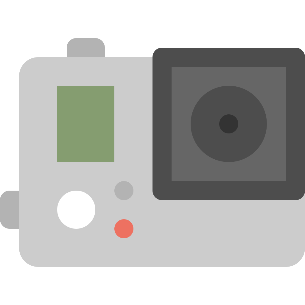 Gopro Icon | Flat Free Sample Iconpack | Squid Ink