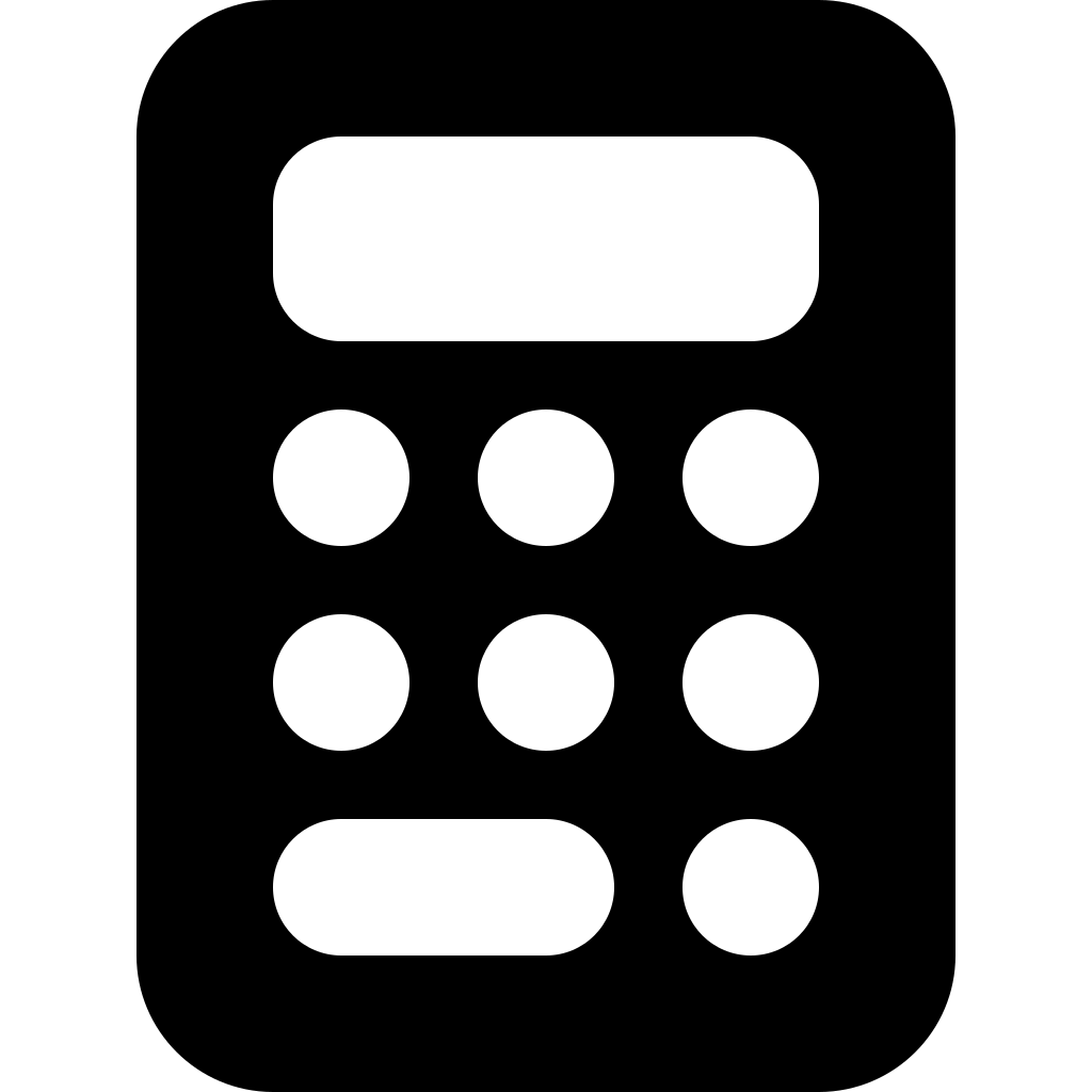 Font Awesome Calculator Icon | Font Awesome Iconpack | Font Awesome Team