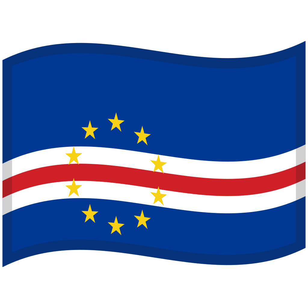 Cape Verde Waved Flag Icon | Waved Flags Iconpack | Wikipedia Authors