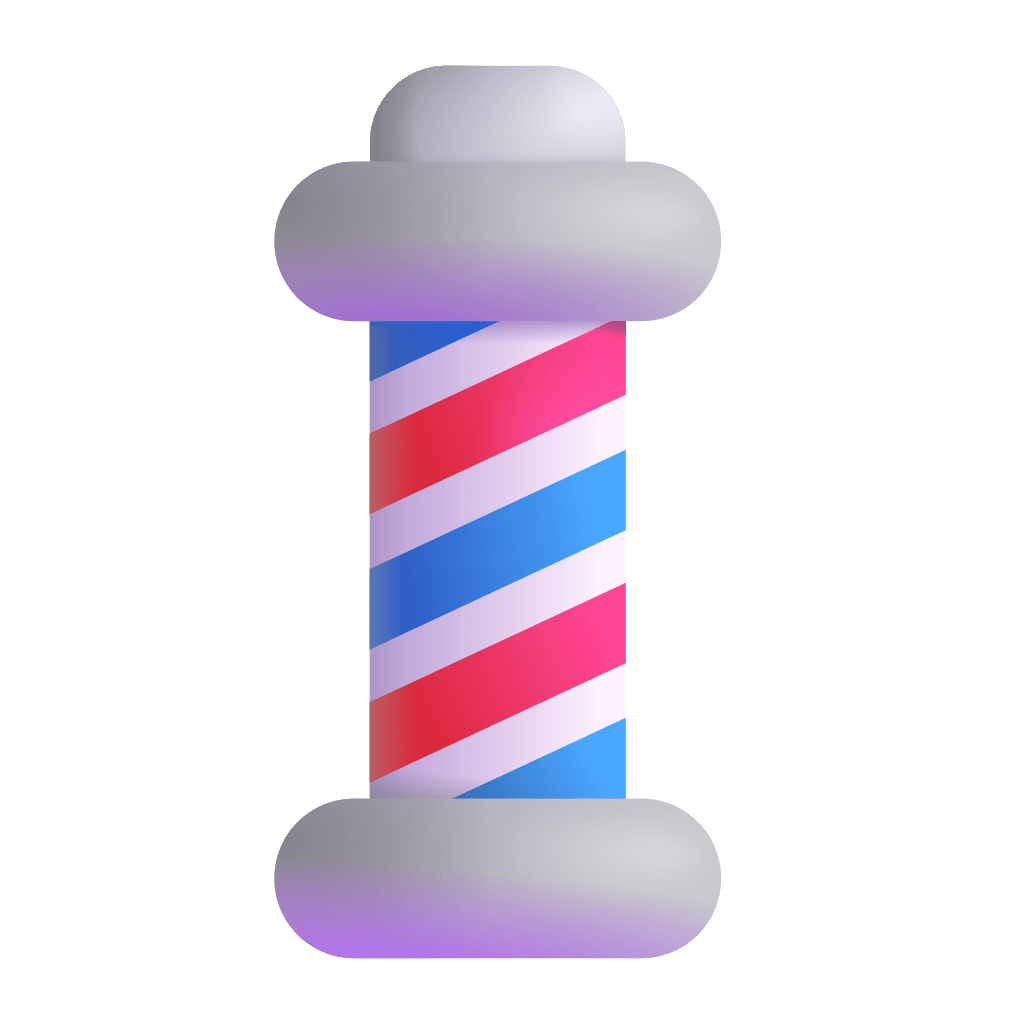 Barber Pole 3d Icon | FluentUI Emoji 3D Iconpack | Microsoft