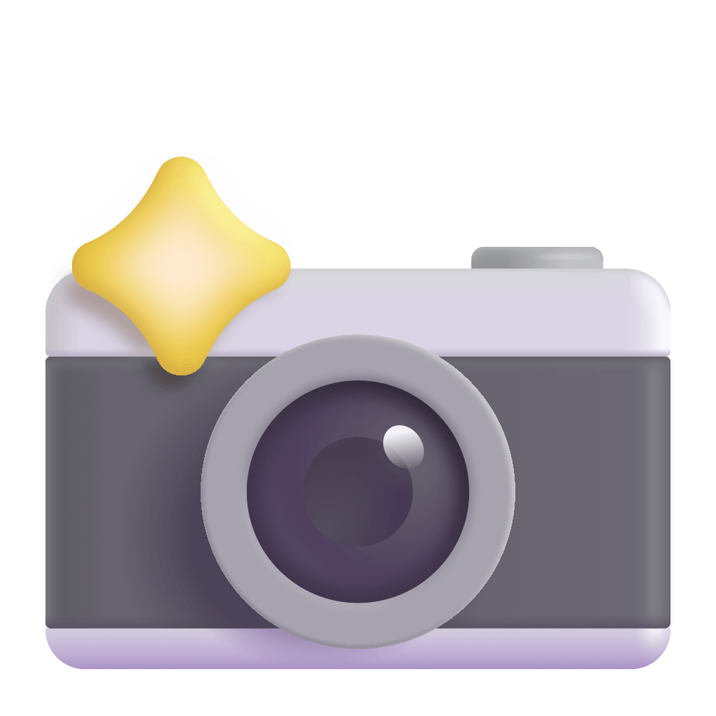 Camera With Flash 3d Icon | FluentUI Emoji 3D Iconpack | Microsoft