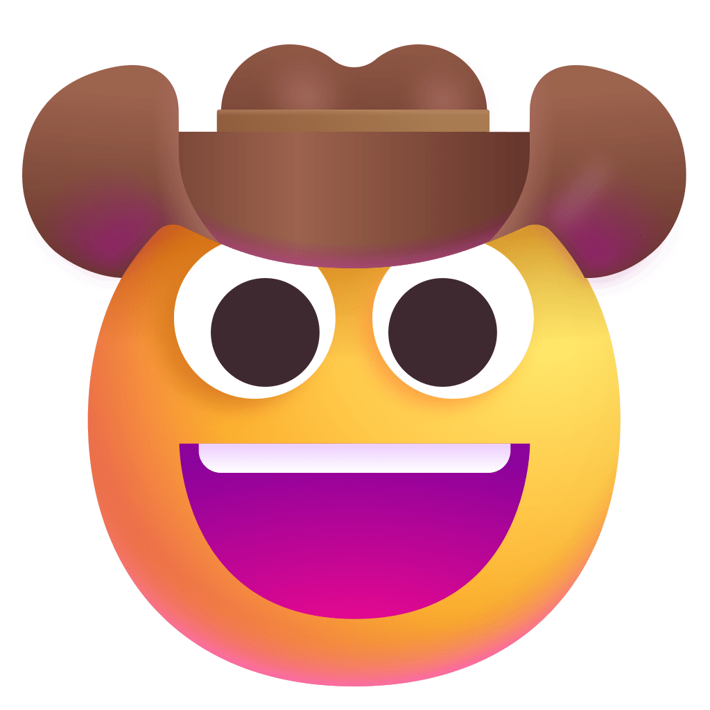 Cowboy Hat Face D Icon Fluentui Emoji D Iconpack Microsoft