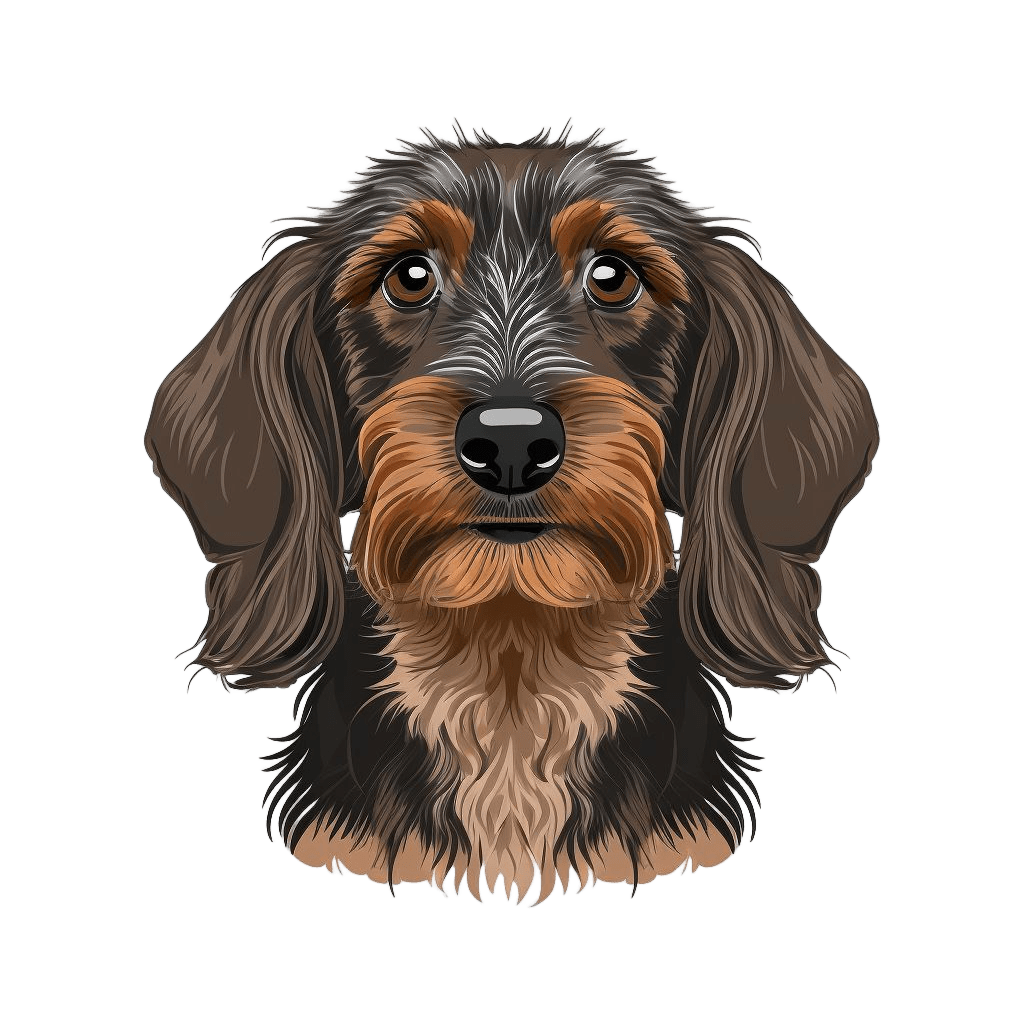 Dachshund Wire Haired Icon | Dog Breed Iconpack | Icon Archive