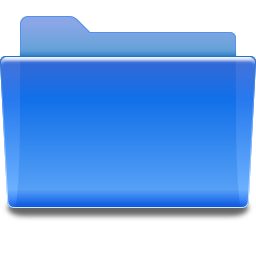 Places folder blue Icon | Oxygen Iconpack | Oxygen Team