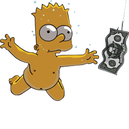Bart Simpson 06 Nirvana Nevermind Icon | Simpsons Iconpack | Jonathan Rey