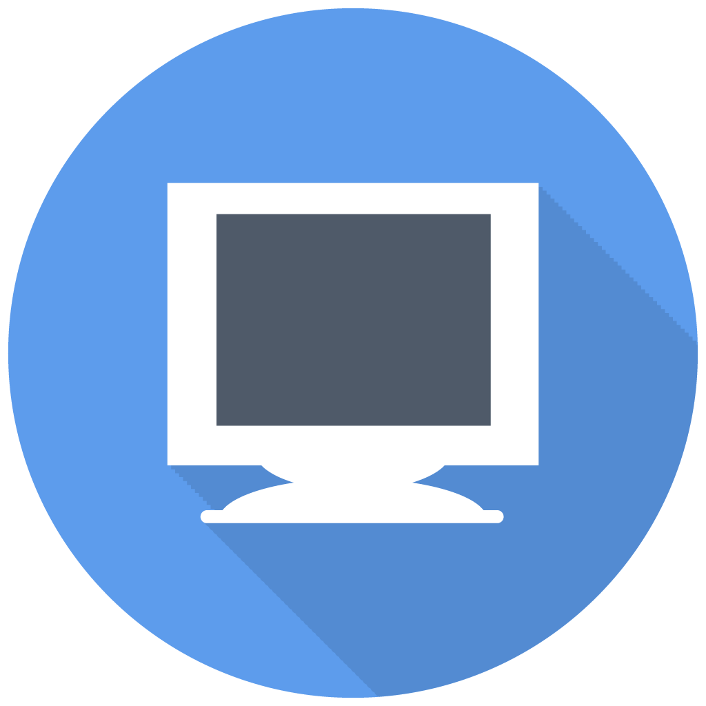 Monitor Icon | Free Flat Multimedia Iconpack | DesignBolts